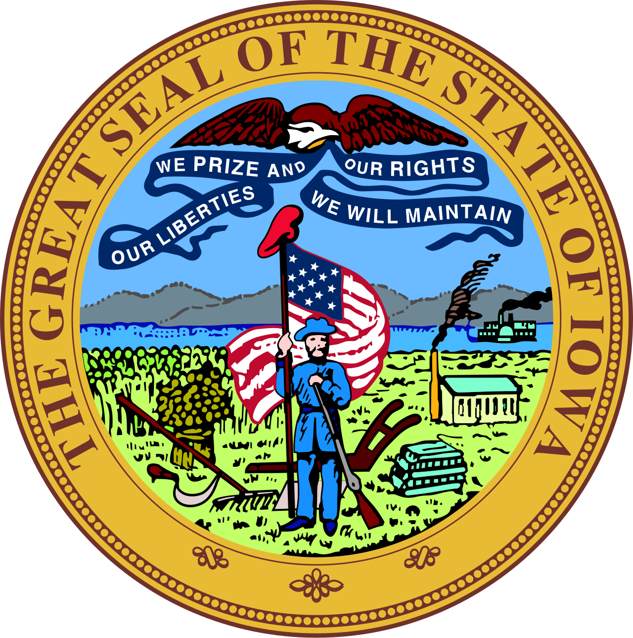 State of Iowa Seal
